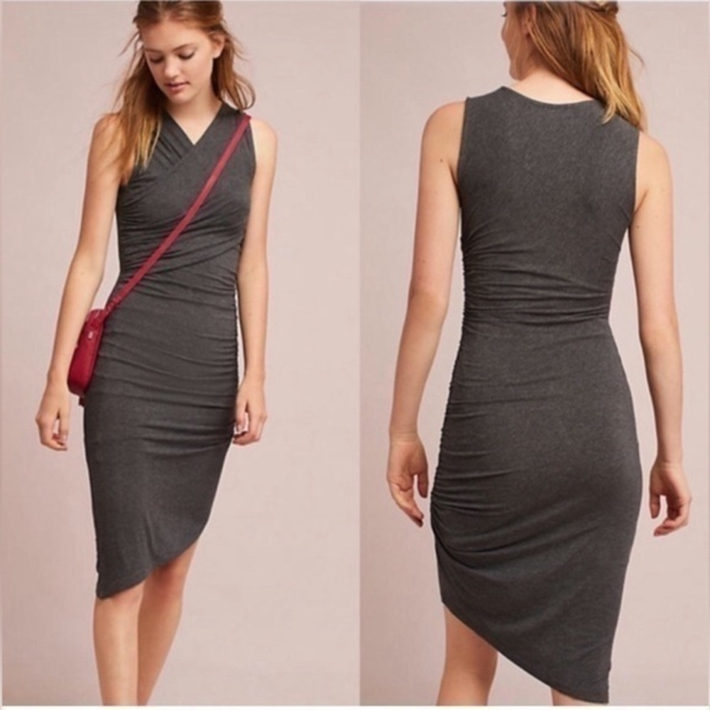 Anthropologie Moulinette Soeurs Arden Ruched Dress